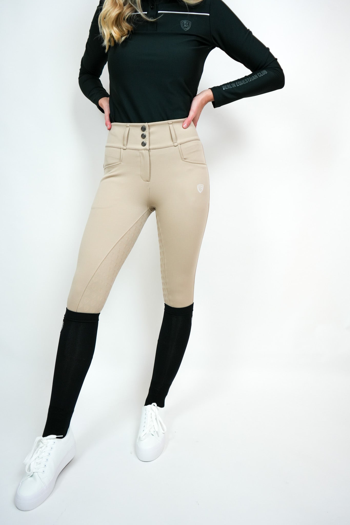 Reithose Compression "Zoé" Beige